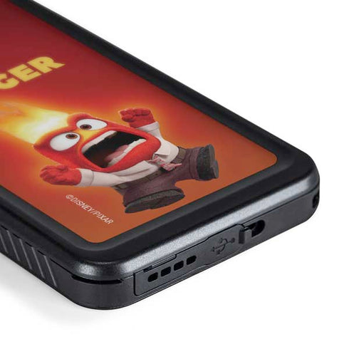 Disney Inside Out Anger Portrait Galaxy S24 Plus Waterproof Case